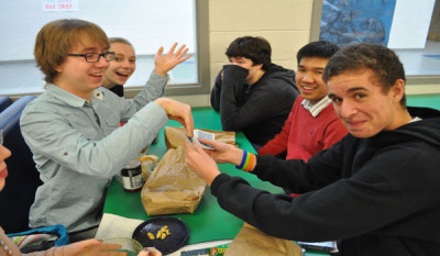 Feldman practices magic with cards