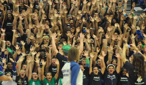 Creativity helps Class of 2012 secure spirit stick at pep rally