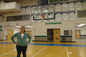 QRU? Freshman Hanna Shukran
