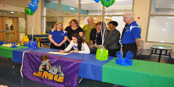 Delaney to play volleyball at James Madison University