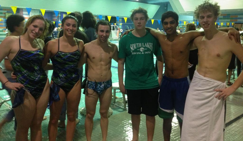 Swim and dive celebrate senior night; boys tie while girls lose to Fairfax