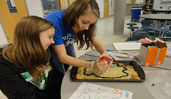 German 3 completes eight annual geography cookie project