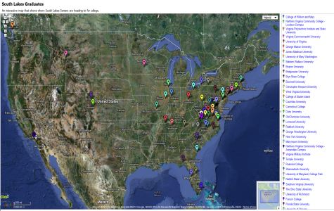 Senior College Choices Interactive Map