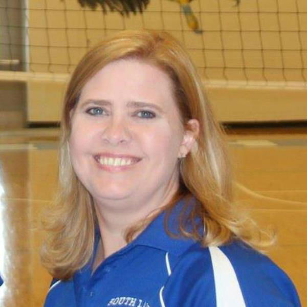 QRU? Varsity volleyball coach Cheri Hostetler