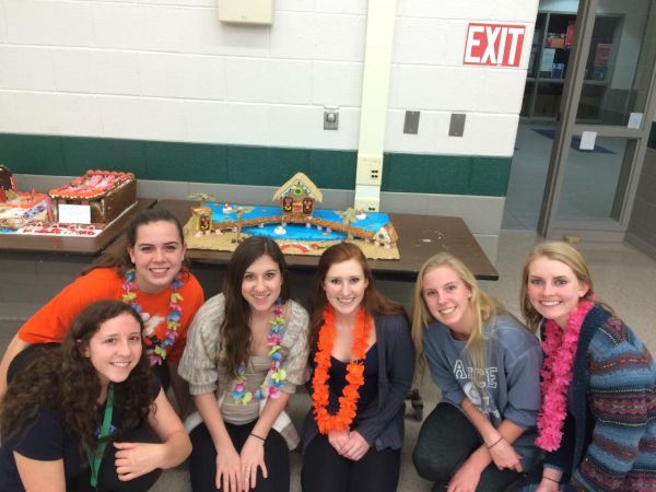 Seahawks show of their creativity during the annual gingerbread competition. 