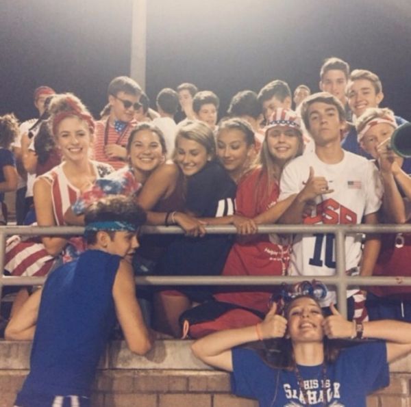 Hype Squad during Homecoming (Photo courtesy of Hudson Perry)