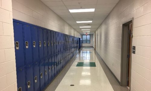 Lockers in the Hallways of South Lakes High, Photo Courtesy of Pramod Mamillapalli