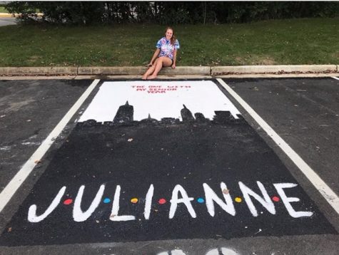Art in the parking lot