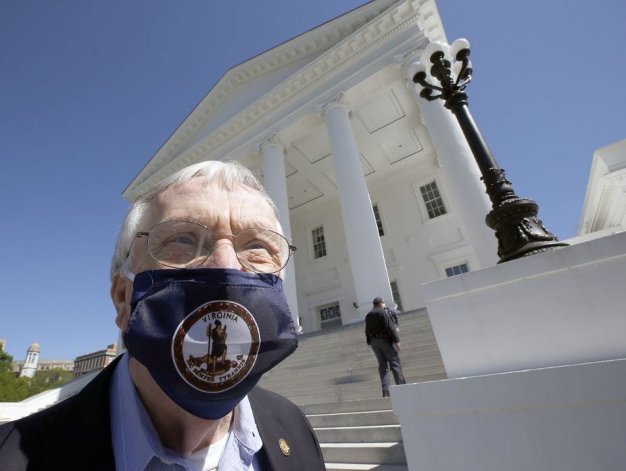 Fairfax County's Delegate Ken Plum, Image via Bob Brown/Richmond Times-Dispatch via AP