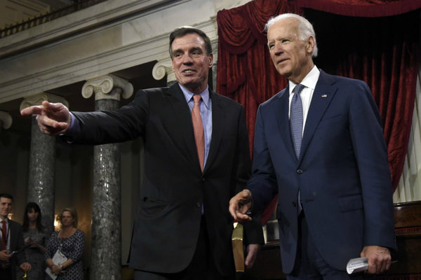 Sen. Warner & VP Biden in 2014