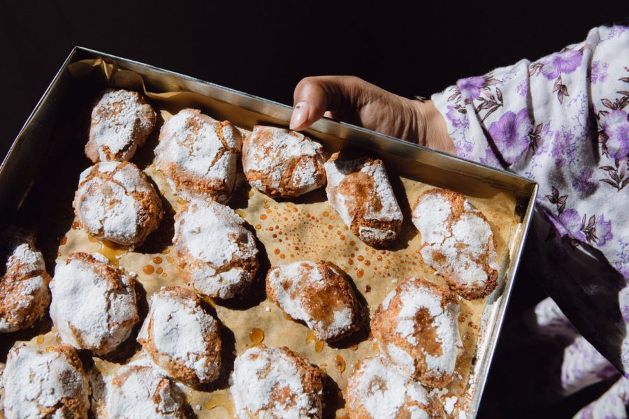 "Sahrawi Refugee Camps (Algeria), January 27, 2020 - The 'Ricciarelli' made during the pastry workshop in the Wilaya (district) of Awserd." - Image via Matteo Mayada