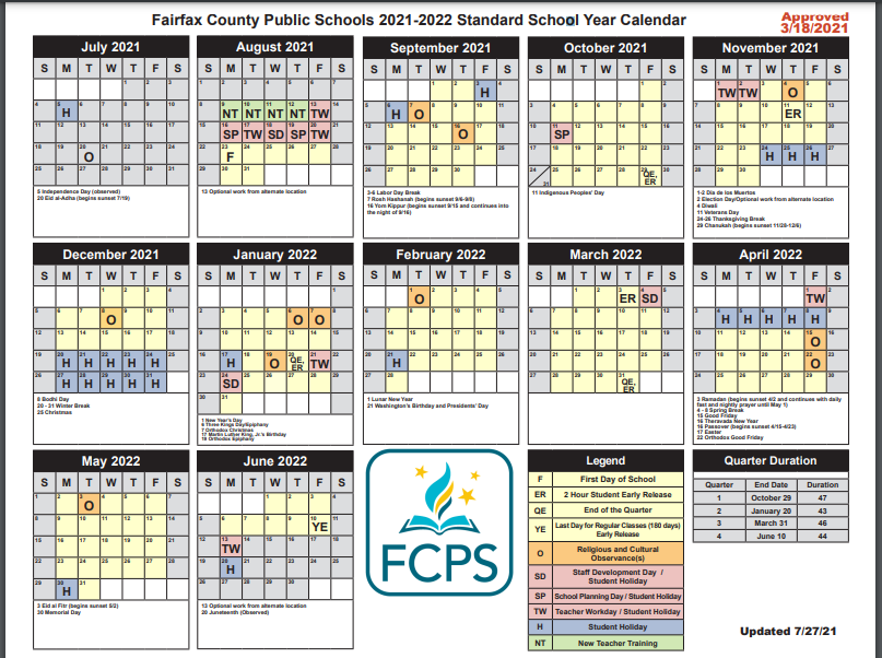 Grps 2022 2023 Calendar The Truth Behind Fcps Religious And Cultural Observance Days – South Lakes  Sentinel
