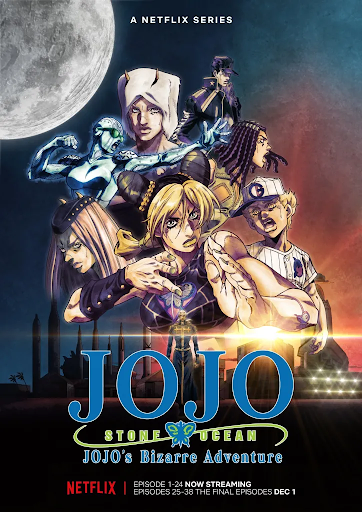 Feature Image: ‘JoJo’s Bizarre Adventure: Stone Ocean’ via Netflix.