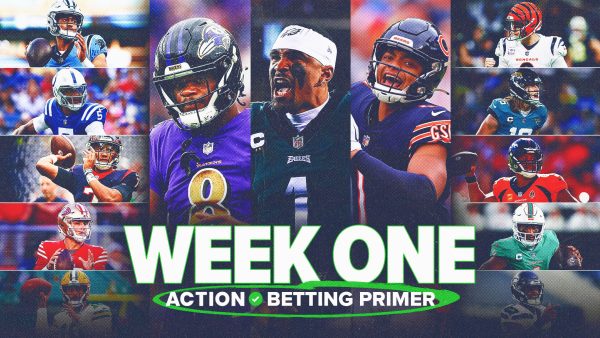 NFL Sunday Week 1 via the Action Network