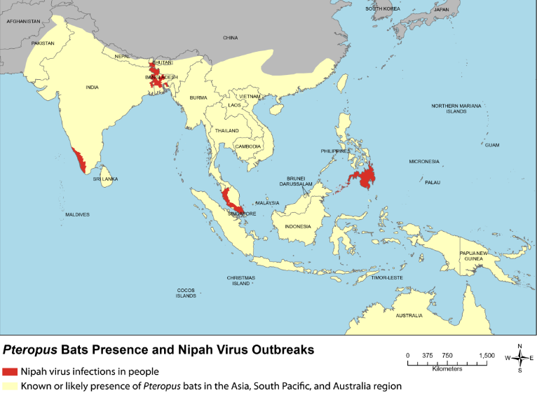 A+map+of+past+Nipah+outbreaks%2C+image+via+CDC