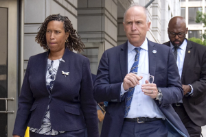Image Via: AP News

Brian Schwalb, D.C. Attorney General, right, and D.C. mayor Muriel Bowser, left, outside the federal courthouse on Sept. 3rd