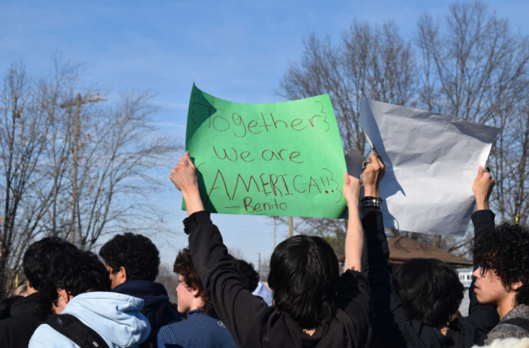 Image Via: Allison Avila Rodriguez

Student-led protest at Osbourn High School in Manassas, Virginia against ICE
